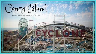 November 1st NYC - ITS 70 Degrees! Coney Island -  Nunez Vlog