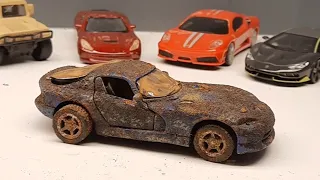 Restoration Dodge Viper Abandoned Model Car