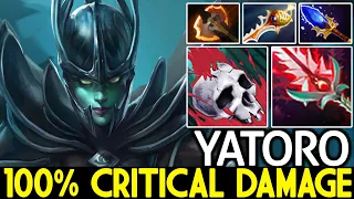 YATORO [Phantom Assassin] 100% Critical Damage Crazy Power Deadly Focus Dota 2