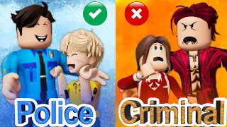 ROBLOX Brookhaven 🏡RP - FUNNY MOMENTS: Police Family vs Criminal Family | Roblox OMG