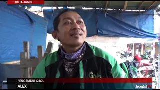 NASIB JADI OJOL DI JAMBI SIBUK DITANYOKAN PENUMPANG