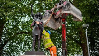 Bristol council removes sculpture of Black Lives Matter protester Jen Reid