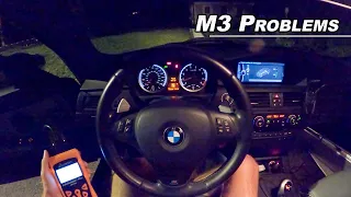 BMW E92 M3 Drive Cycle Problems - Night POV (Binaural Audio)