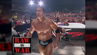 The Rock & Chris Jericho vs Booker T & Test Part 1 - RAW IS WAR