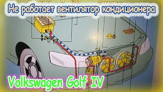 Volkswagen Golf IV - Не работает вентилятор кондиционера