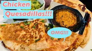 Crockpot Chicken Quesadillas | Only 3 Ingredients!!!