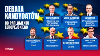 Debata kandydatów do Parlamentu Europejskiego | TVP INFO