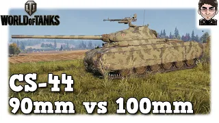 World of Tanks - CS-44, 90mm vs 100mm