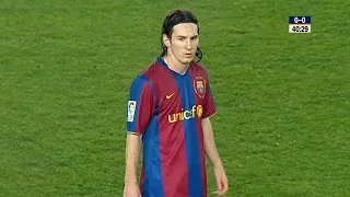 Messi Hand of God vs Villarreal (CDR) (Away) 2007-08 English Commentary