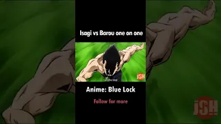 Isagi vs Barou one on one | Blue Lock Ep 8 #shorts #anime #animemoments #bluelock #isagi