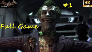 Batman: Arkham Asylum Full Gameplay Walkthrough Part 1 [4K 60FPS PC] no commentary