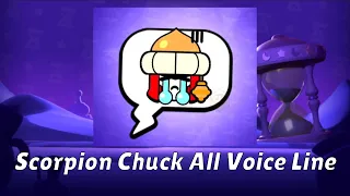 Scorpion chuck animated pins + Voicelines! 🔥| Brawl Stars Sneak Peek