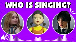 Can you Guess Who is Singing? Top Netflix Wednesday, M3gan, Squiq Game Quiz | MM Quiz