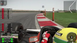 Automobilista 2 / Being Among The Best / Racing the F1 1990 100% AI @ Donington Park