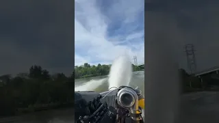 Twin Turbo LS Jet boat