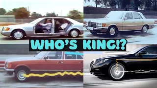 Mercedes Benz S Class Suspension Comparison & Evolution - WHO'S KING!? - W116, W126, W140, W222