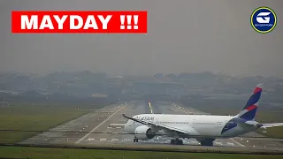 BOEING 787 da LATAM declara MAYDAY e retorna à GUARULHOS minutos após decolar