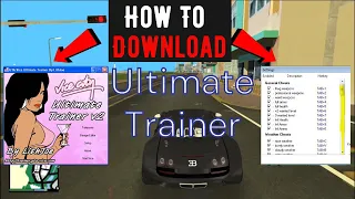 Ultimate Trainer in GTA Vice City || How to Install, use and Error Fix (Wih Full Guide)