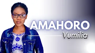 Amahoro By Vumilia MFITIMANA official video lyrics 2020