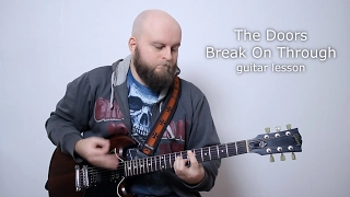 The Doors Break On Through Guitar Lesson (how to play tutorial with tabs and chords)