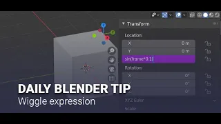 Blender Secrets - Wiggle Expression