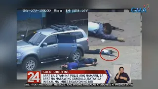 24 Oras: 4 sa 9 na pulis ang namaril sa 4 na nasawing sundalo, batay sa initial investigation ng NBI