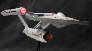 Star Trek TOS Enterprise. Polar Lights 1/1000 model.