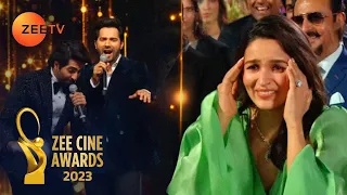 Zee Cine Awards 2023 - Varun & Ayushmann Sing A Fun Version Of #Kesariya For Alia, Ranbir & Raha!