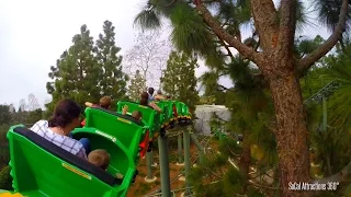 [HD POV] The Dragon Roller Coaster Ride - including Dark Ride portion - Legoland, CA