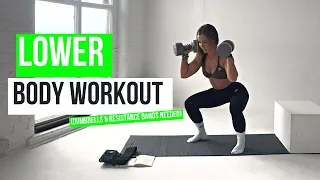 LOWER BODY DUMBBELL WORKOUT (no repeats)