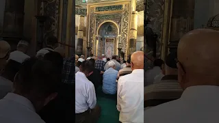 vücuh üzere mükemmel bir okuyuş  Ayasofya camii Baş imam Hatibi Ferruh Muştuer Haşr süresi