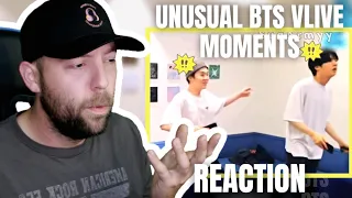 Unusual Things That ONLY Happen in a BTS V-Live REACTION | BTS V-Live Compilation