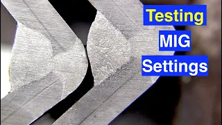 Testing MIG Settings - Miller Multimatic 220 MIG Welds | Welding Tips & Tricks #Welding #MIG