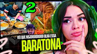 REAGINDO 🔴 As Comidas de Rua mais Nojentas da India PARTE 2. + Nojento ainda!