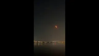 SpaceX rocket soars across Florida sky after launch to space station