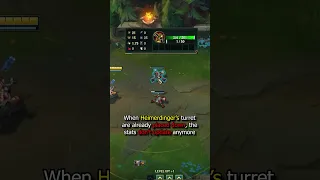 WHAT YOU MIGHT HAVE FORGOTTEN ABOUT HEIMER'S TURRETS - LoL Tips #Shorts