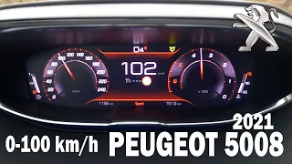 0-100 Km/h NOUVEAU 5008 PEUGEOT 2021 130ch DIESEL