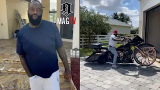 Rick Ross "Miami Motorcycle Mansion" Episode Of IGTV Cribs! 🏍