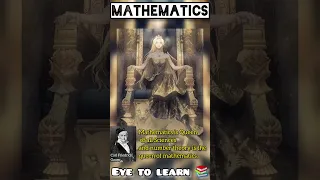 👑 Mathematics is Queen 👸Eye To Learn 📚 | #maths #shorts #shortsfeed #viral