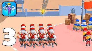 Army War Camp—Battle Game - Part 3 Levels 4 - Gameplay Walkthrough (iOS, Android)