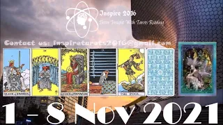 VIRGO WEEKLY TAROT ASTROLOGY HOROSCOPE 1 - 8 NOVEMBER 2021 By INSPIRE TAROTS - SCORPIO NEW MOON