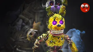 DIORAMA FNAF9  (Burntrap VS Fazbear's Amalgamation)