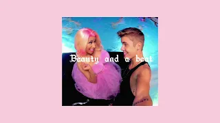 justin bieber x nicki minaj - beauty and a beat (sped up)