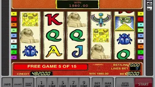 Pharaohs Gold 2 Slot - 15 Free Games All Prises x3, Big Win