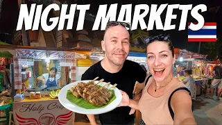 Hua Hin NIGHT MARKETS (Great STREET FOOD in Thailand)