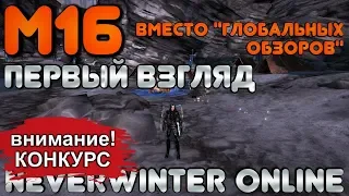 М16. ПЕРВЫЙ ВЗГЛЯД (вместо "глобальных обзоров). Подгорье. Neverwinter Online