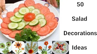 50 Beautiful And Easy Salad Decorations recipe By Neelam ki recipes