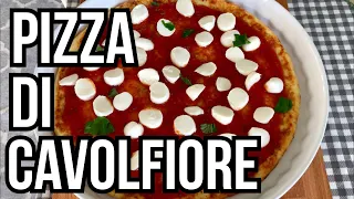 🇮🇹 Pizza di cavolfiore chetogenica