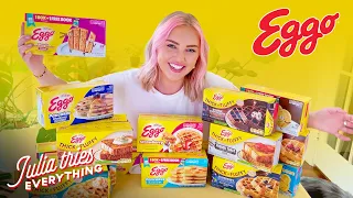 Trying ALL Of The Eggo Waffle and Pancake Flavors