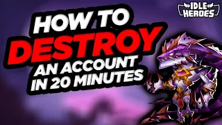 Idle Heroes - How To DESTROY An Account In 20 Minutes...